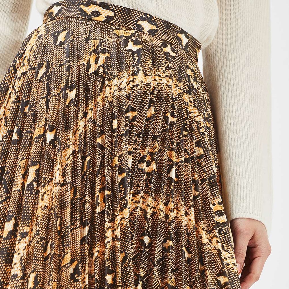Topshop snake midi skirt 🖤🐍✨